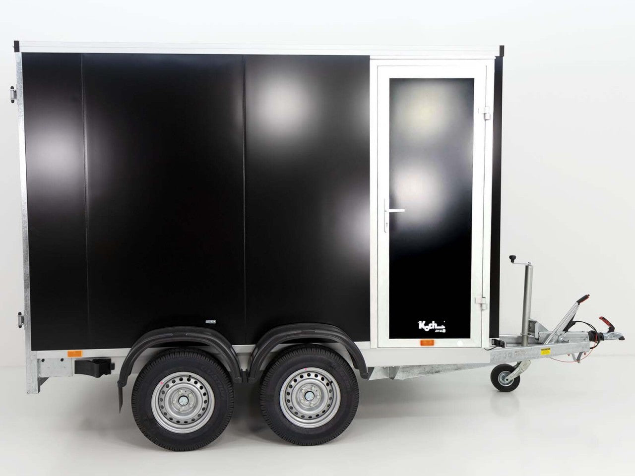 Vezeko Kofferanhänger 152x355cm Höhe:193cm 2,7t|Tür|schwarz-Neu