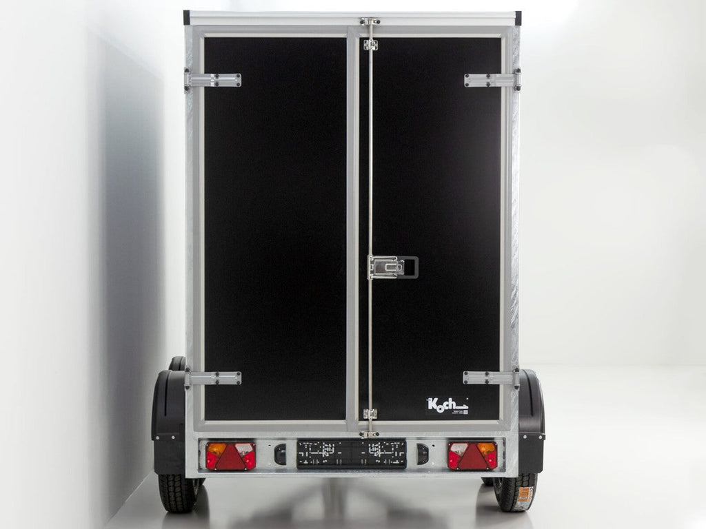 Vezeko Kofferanhänger 152x355cm Höhe:193cm 2,7t|Tür|schwarz-Neu