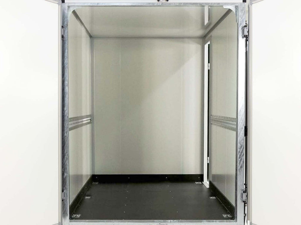 Vezeko Kofferanhänger 152x355cm Höhe:193cm 2,7t|Tür|schwarz-Neu