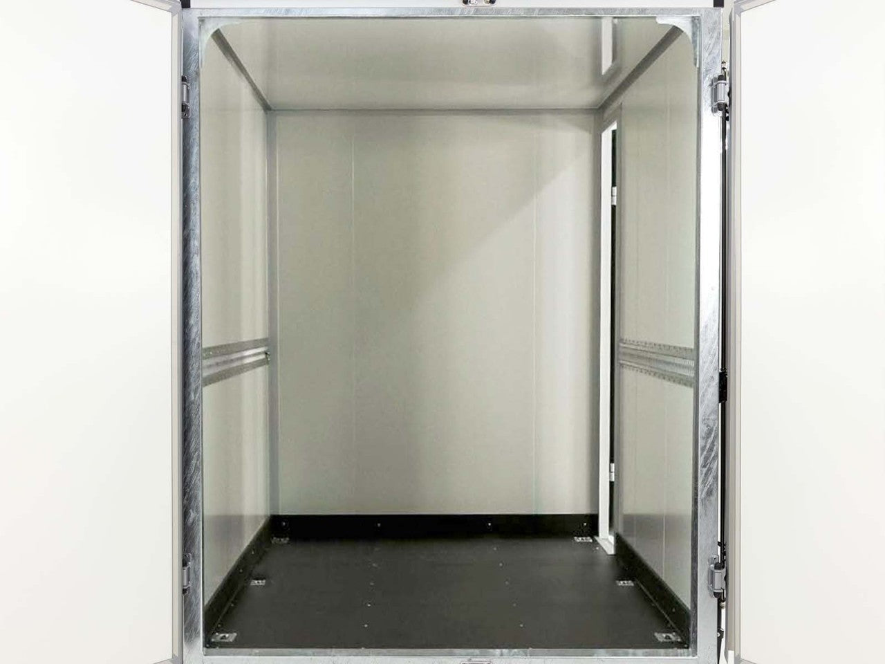 Vezeko Kofferanhänger 152x355cm Höhe:193cm 2,7t|Tür|schwarz-Neu
