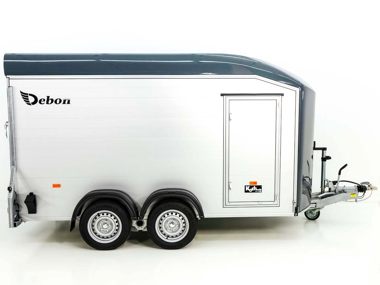 Debon Kofferanhänger Roadster C700 179×378 Höhe:201cm 2,6t|Alu|Polybug|Tür|grau-Neu