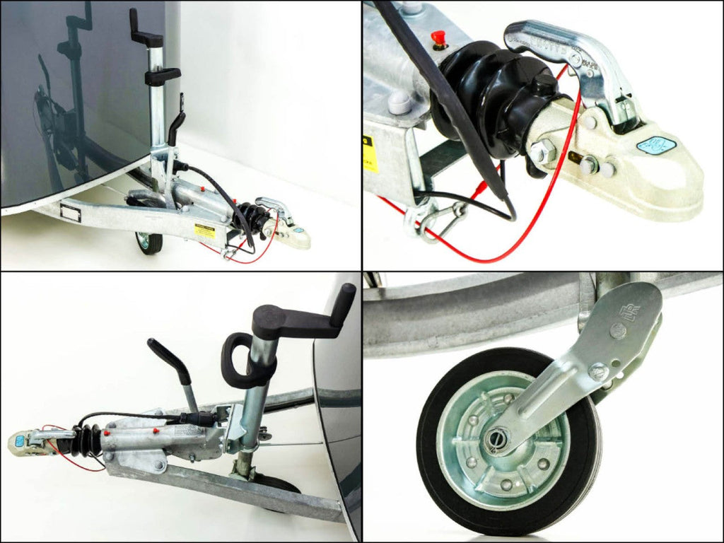 Debon Kofferanhänger Roadster C700 179×378 Höhe:201cm 2,6t|Alu|Polybug|Tür|grau-Neu