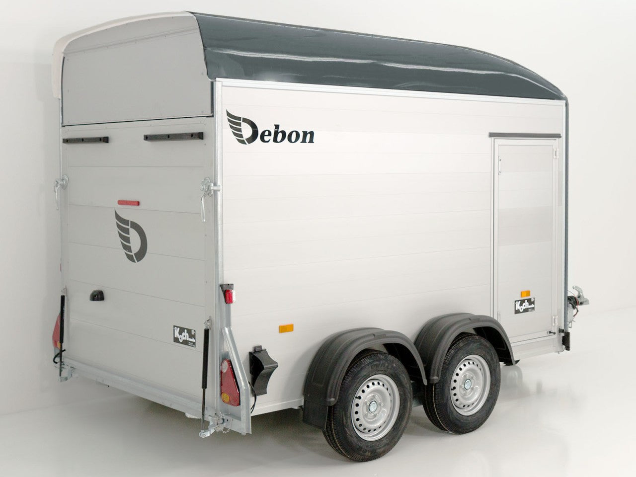 Debon Kofferanhänger C500 164x300cm H:200cm 2,6t|Alu|Polybug|Tür-Neu