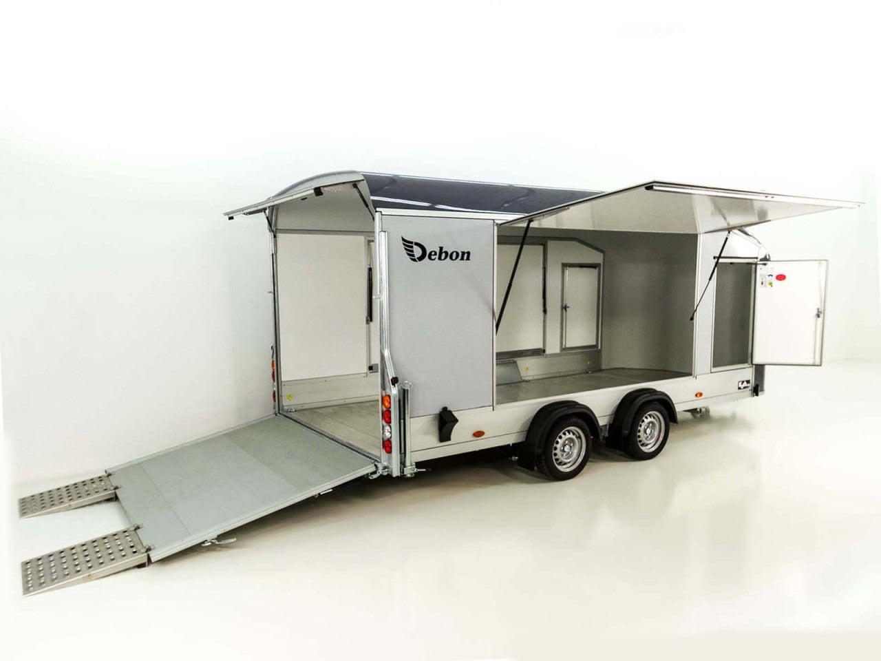Debon Kofferanhänger Roadster C1000 200x500x200cm 3,5t grau-Neu