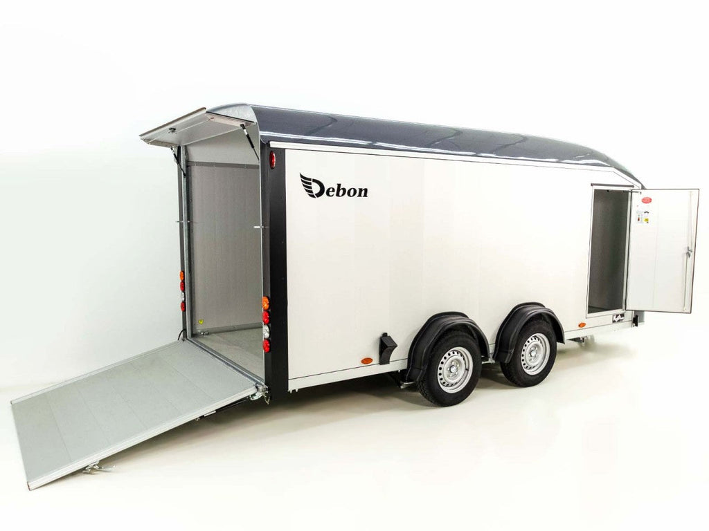 Debon Kofferanhänger Roadster Alu C900 202x495x200cm 3,5t grau-Neu