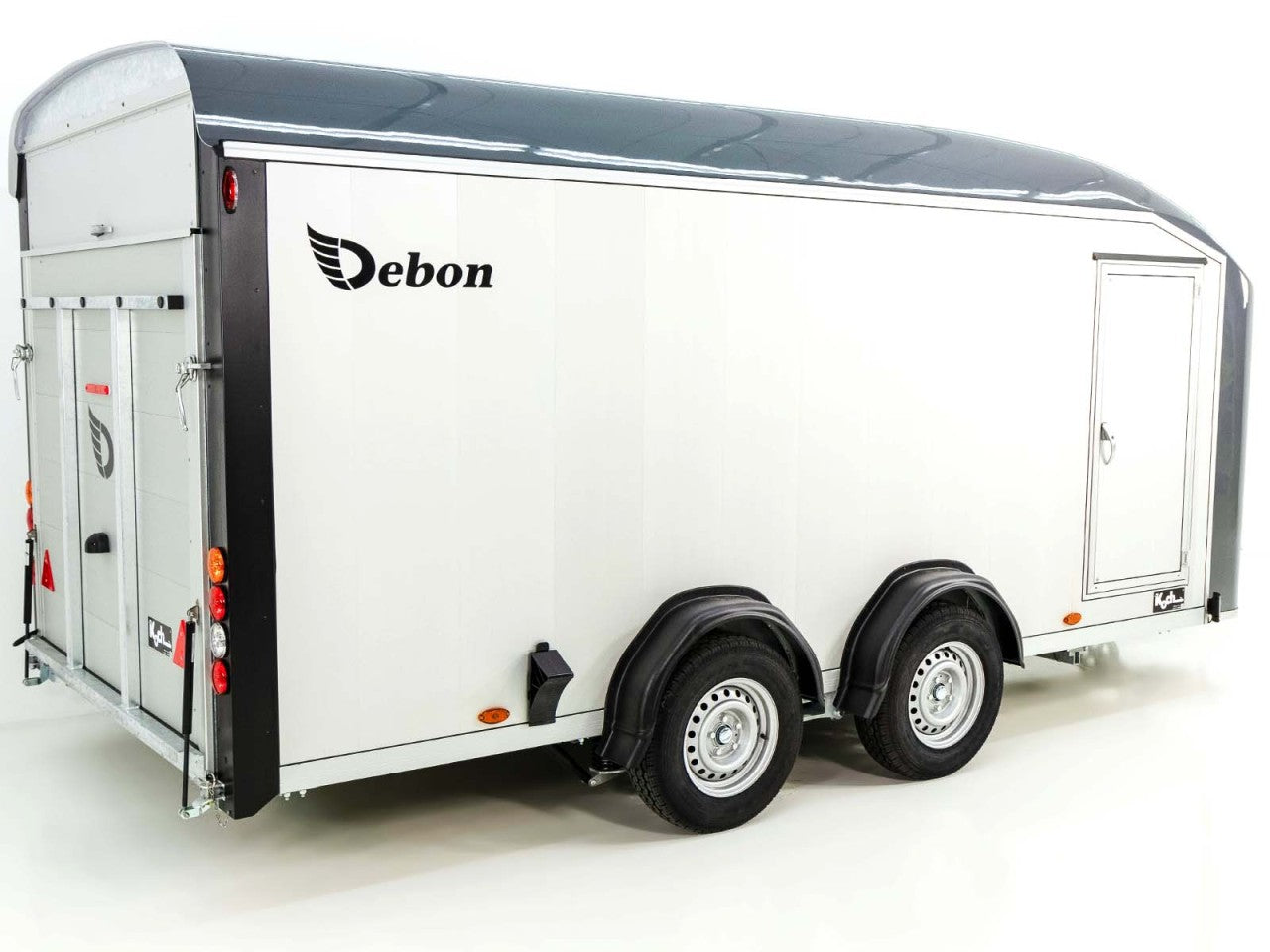 Debon Kofferanhänger Roadster Alu C900 202x495x200cm 3,5t grau-Neu