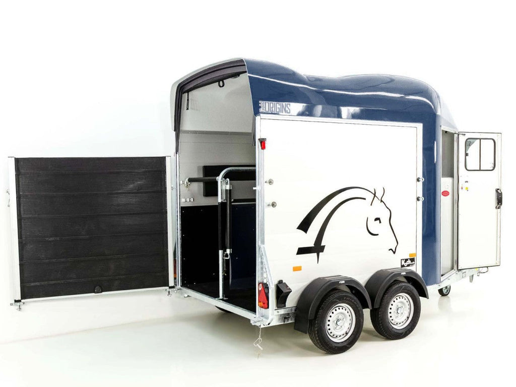 Cheval Liberte Pferdeanhänger GOLD Origins|Sattelkammer|blau-Neu