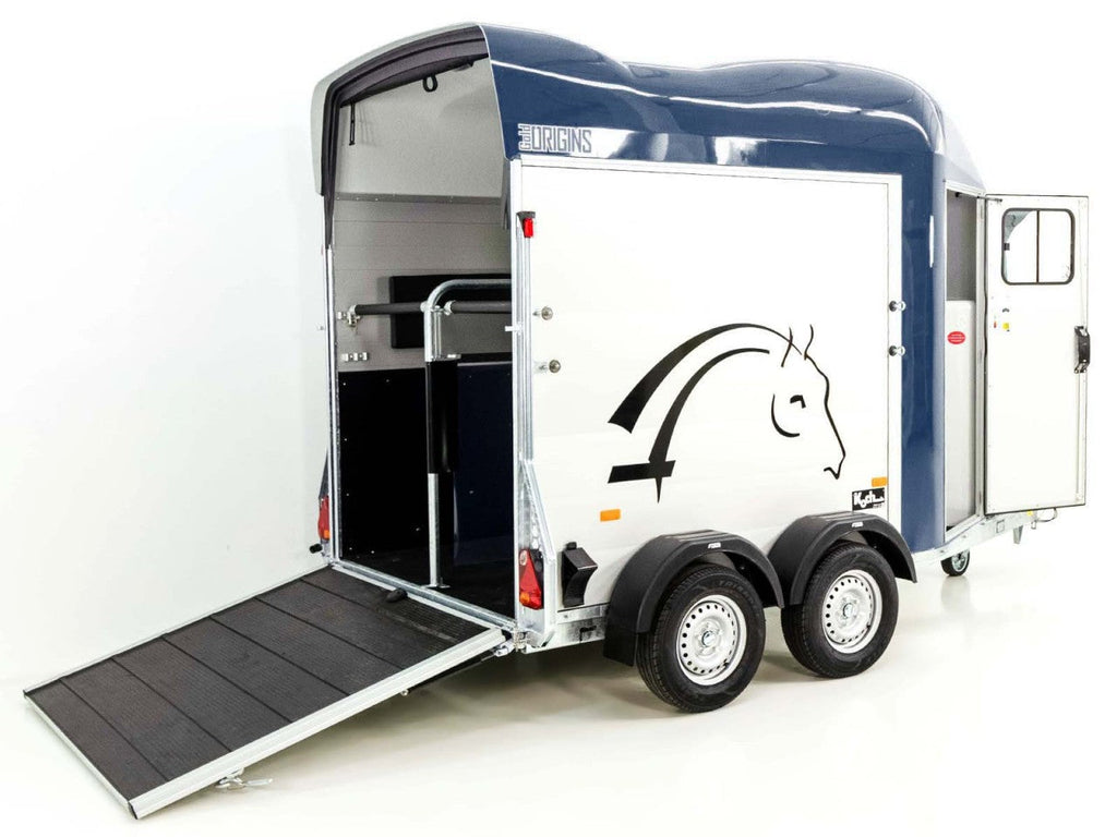 Cheval Liberte Pferdeanhänger GOLD Origins|Sattelkammer|blau-Neu