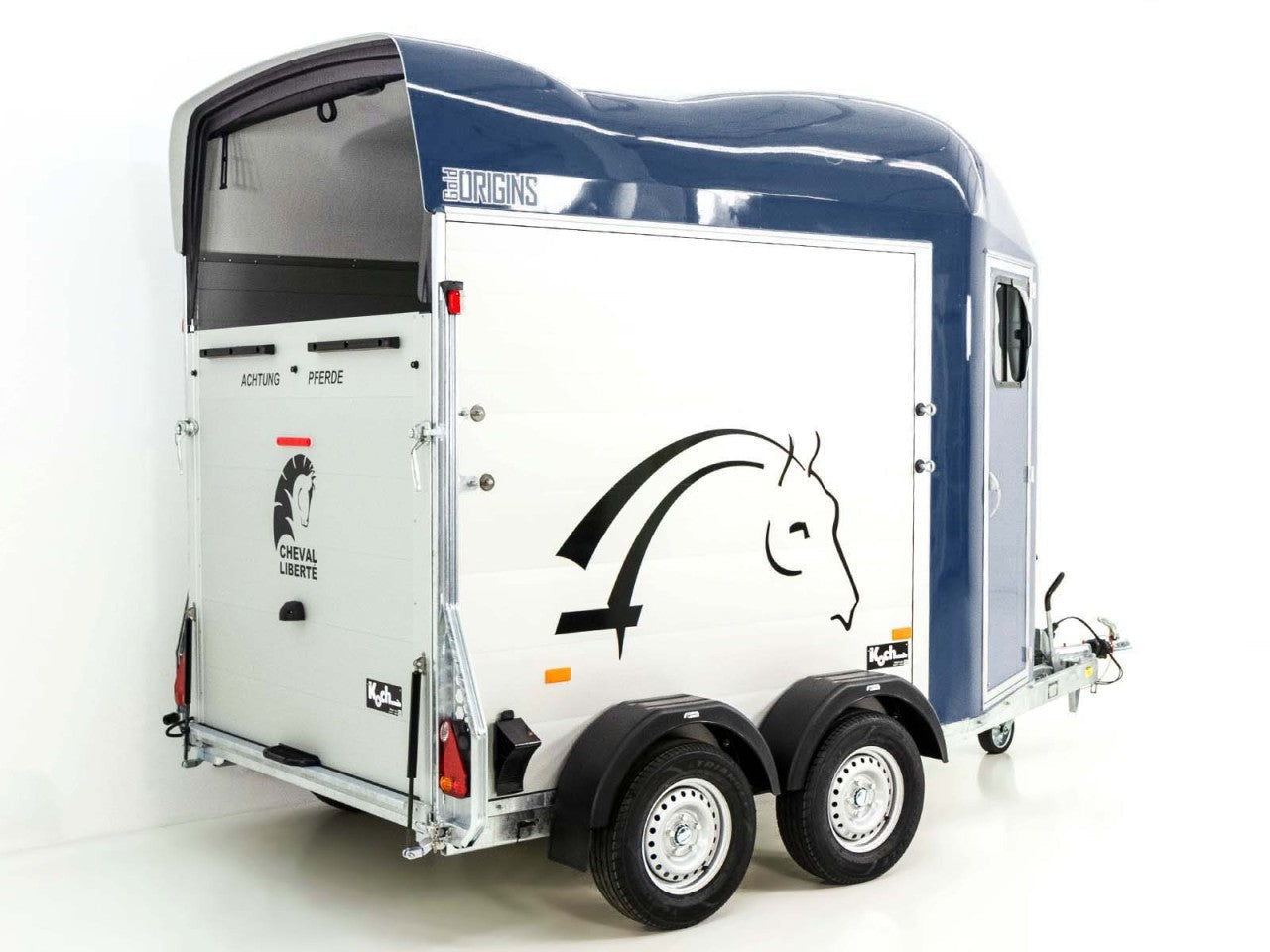 Cheval Liberte Pferdeanhänger GOLD Origins|Sattelkammer|blau-Neu