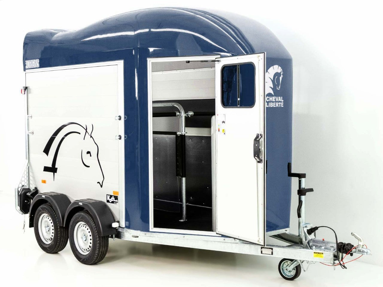 Cheval Liberte Pferdeanhänger GOLD Origins|Sattelkammer|blau-Neu