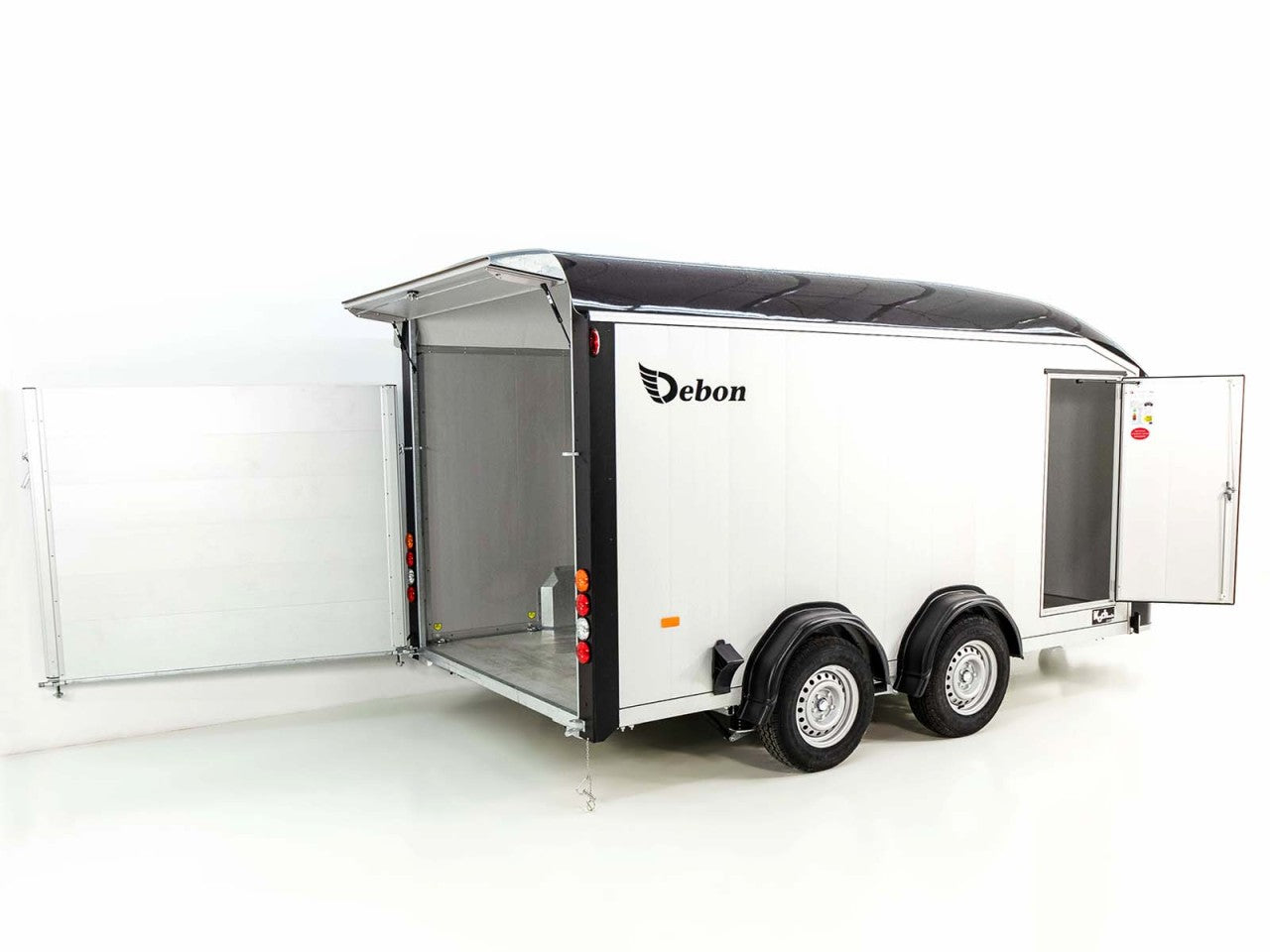 Debon Kofferanhänger Roadster Alu C900 202x495x200cm 3,5t schwarz-Neu