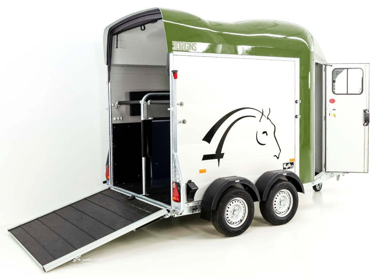 Cheval Liberte Pferdeanhänger GOLD Origins|olivgrün-Neu