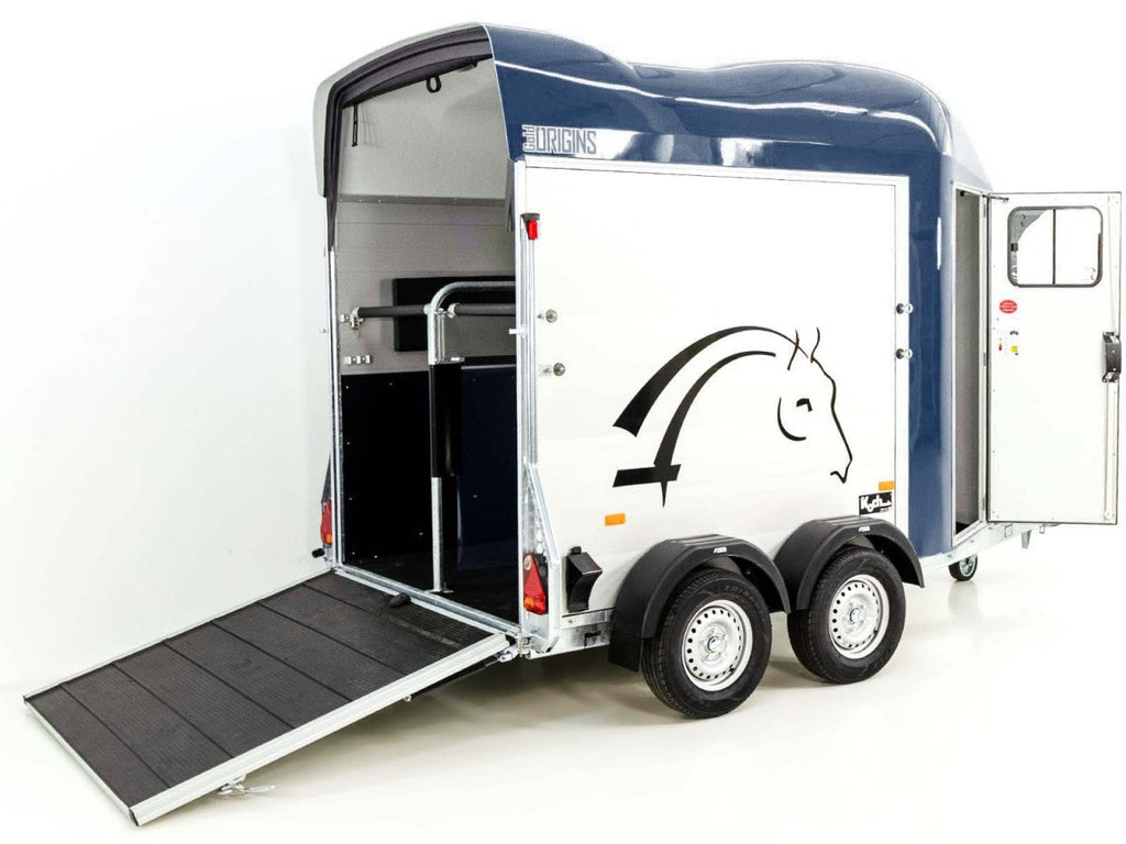 Cheval Liberte Pferdeanhänger GOLD Origins|blau-Neu