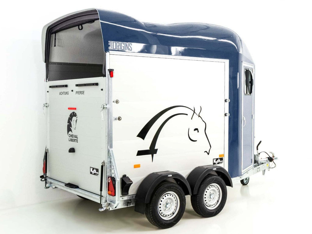 Cheval Liberte Pferdeanhänger GOLD Origins|blau-Neu