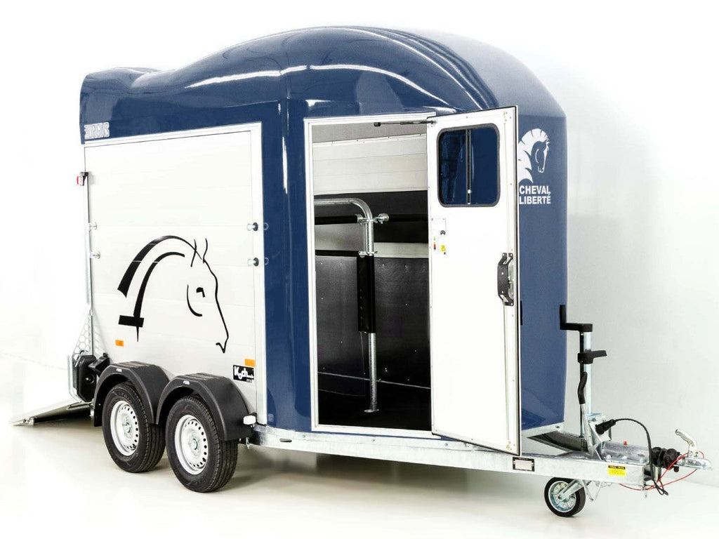 Cheval Liberte Pferdeanhänger GOLD Origins|blau-Neu