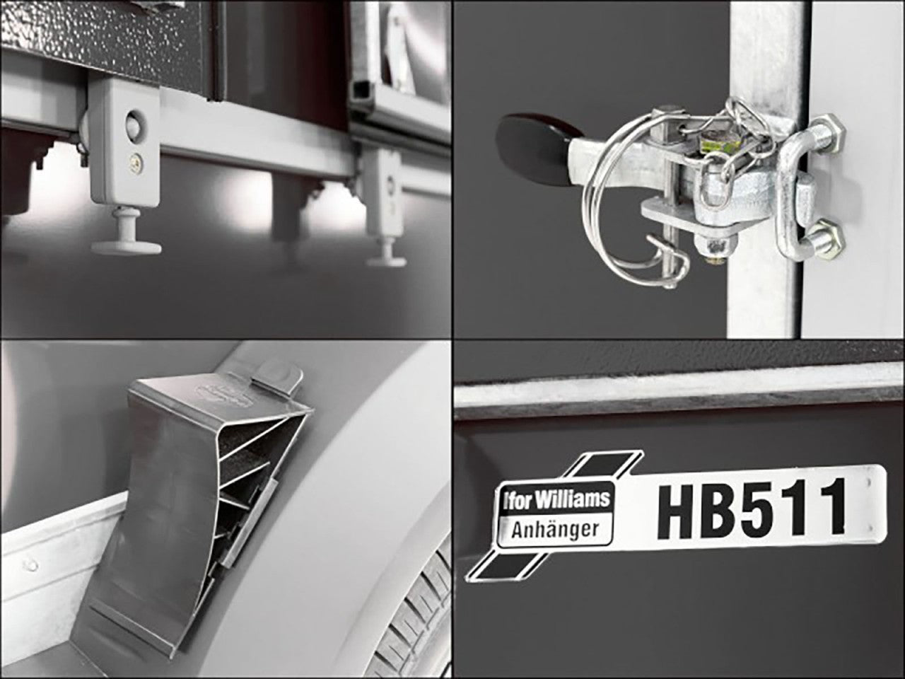 Ifor Williams Pferdeanhänger HB511|Frontausstieg-Neu