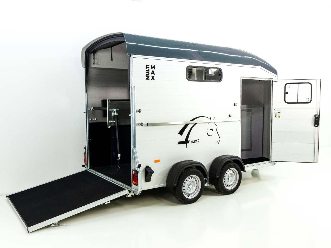 Cheval Liberte Pferdeanhänger Multi Max 2 | grau-Neu
