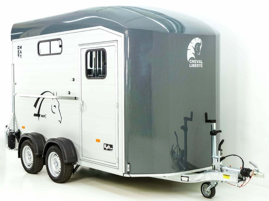 Cheval Liberte Pferdeanhänger Multi Max 2 | grau-Neu