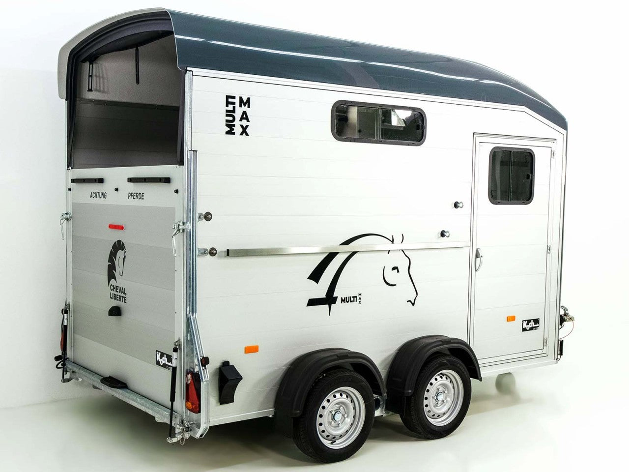 Cheval Liberte Pferdeanhänger Multi Max 2 | grau-Neu