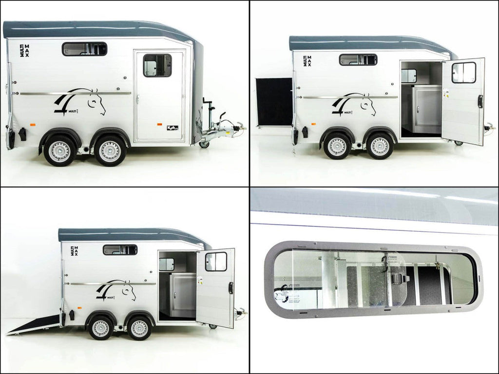 Cheval Liberte Pferdeanhänger Multi Max 2 | grau-Neu