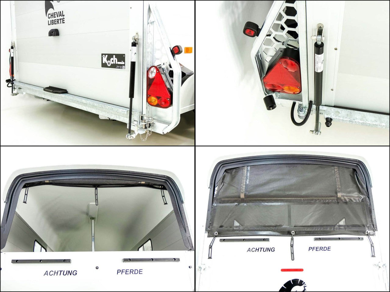 Cheval Liberte Pferdeanhänger Multi Max 2 | grau-Neu