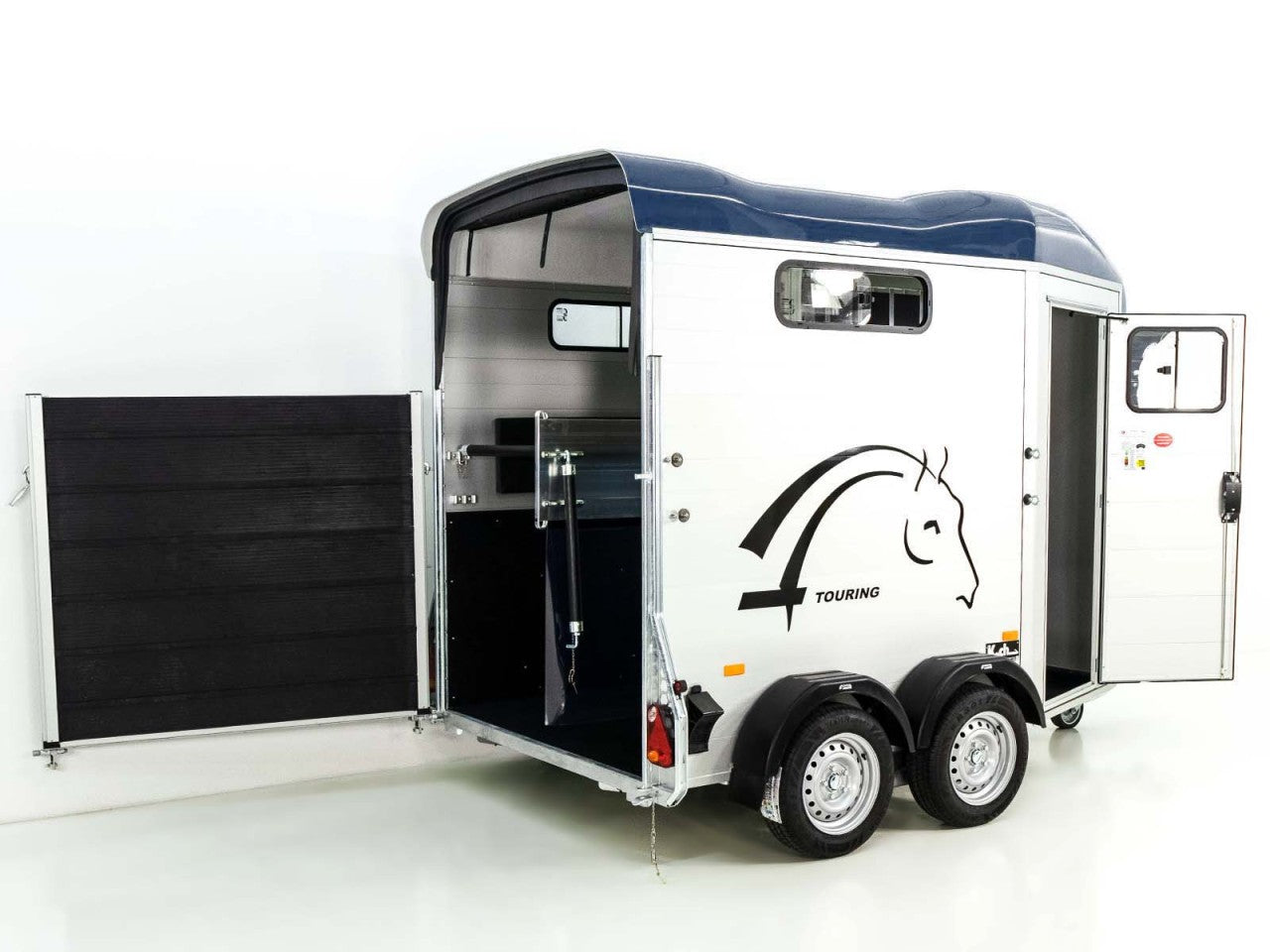 Cheval Liberte Pferdeanhänger Touring Country| Pullman-Fahrwerk| Frontausstieg| blau-Neu