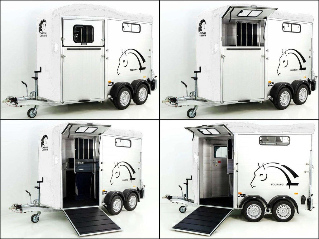 Cheval Liberte Pferdeanhänger Touring Country| Pullman-Fahrwerk| Frontausstieg| weiß-Neu