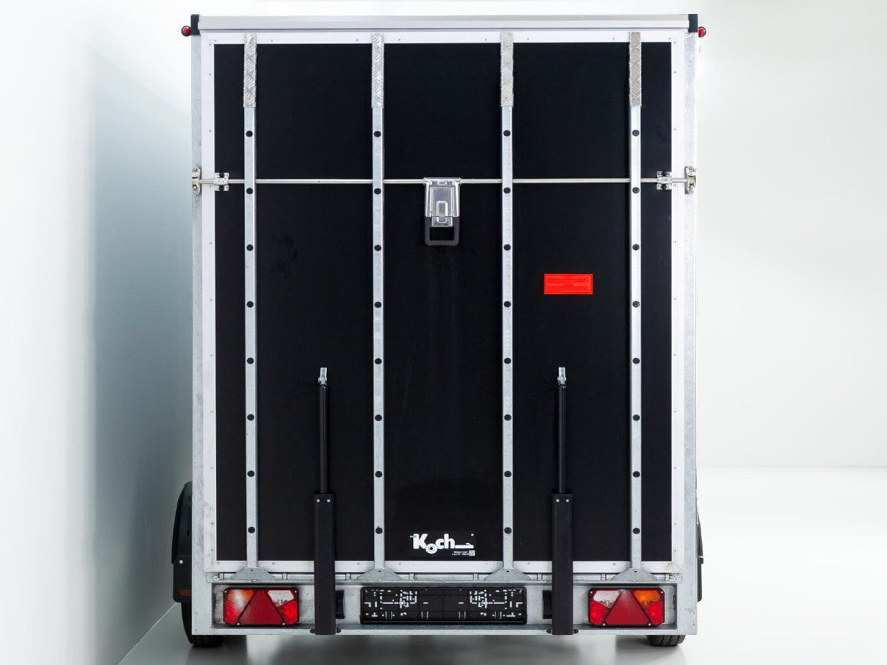 Vezeko Kofferanhänger 204x405cm Höhe:205cm 2,7t|Rampe|schwarz-Neu