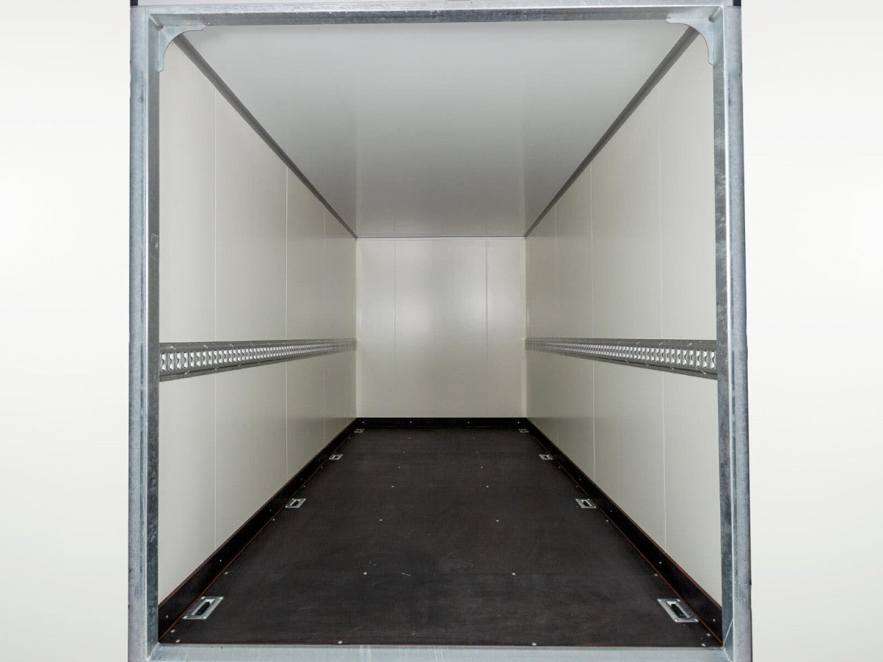 Vezeko Kofferanhänger 204x405cm Höhe:205cm 2,7t|Rampe|schwarz-Neu