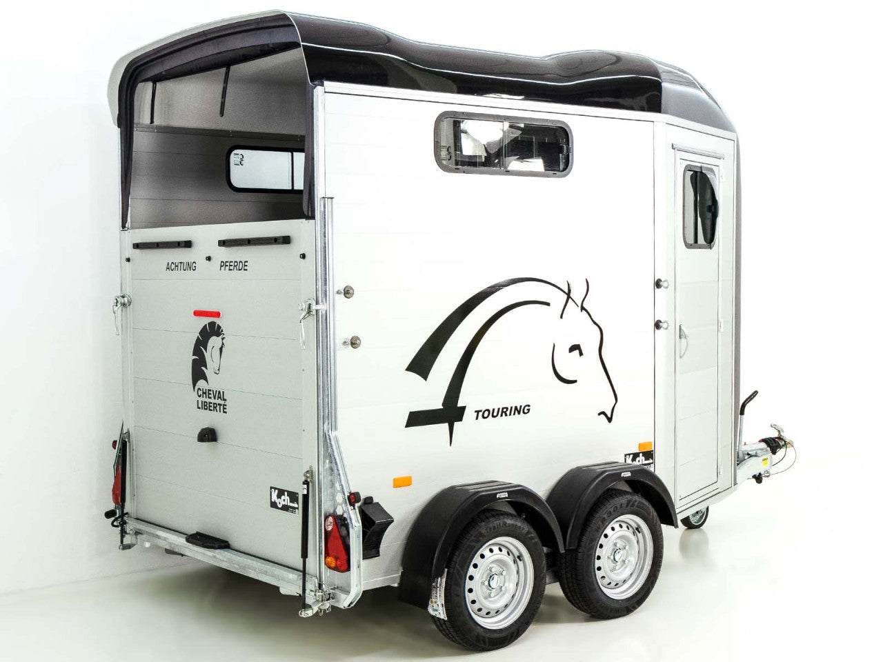 Cheval Liberte Pferdeanhänger Touring Country|Pullman-Fahrwerk| Frontausstieg| schwarz-Neu