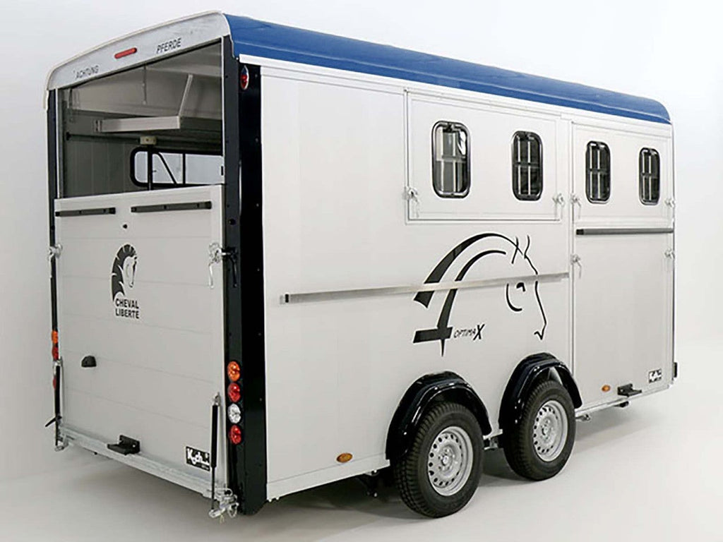 Cheval Liberte Pferdeanhänger Maxi 4|4 Pferde|Pullman-Fahrwerk|100km/h|blau-Neu