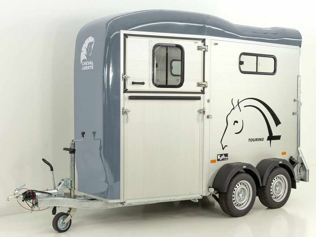 Cheval Liberte Pferdeanhänger Touring One 1,5er|Pullman-Fahrwerk|Frontausstieg|grau-Neu