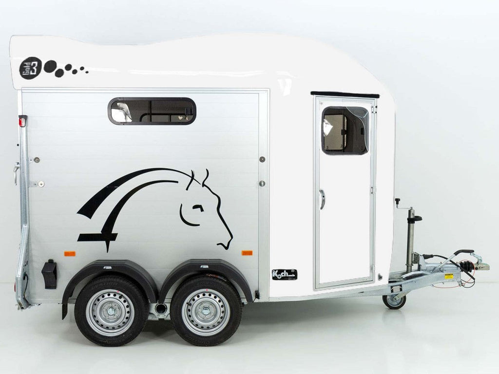 Cheval Liberte Pferdeanhänger GOLD 3|Premium|Pullman 2|Sattelkammer|weiß-Neu