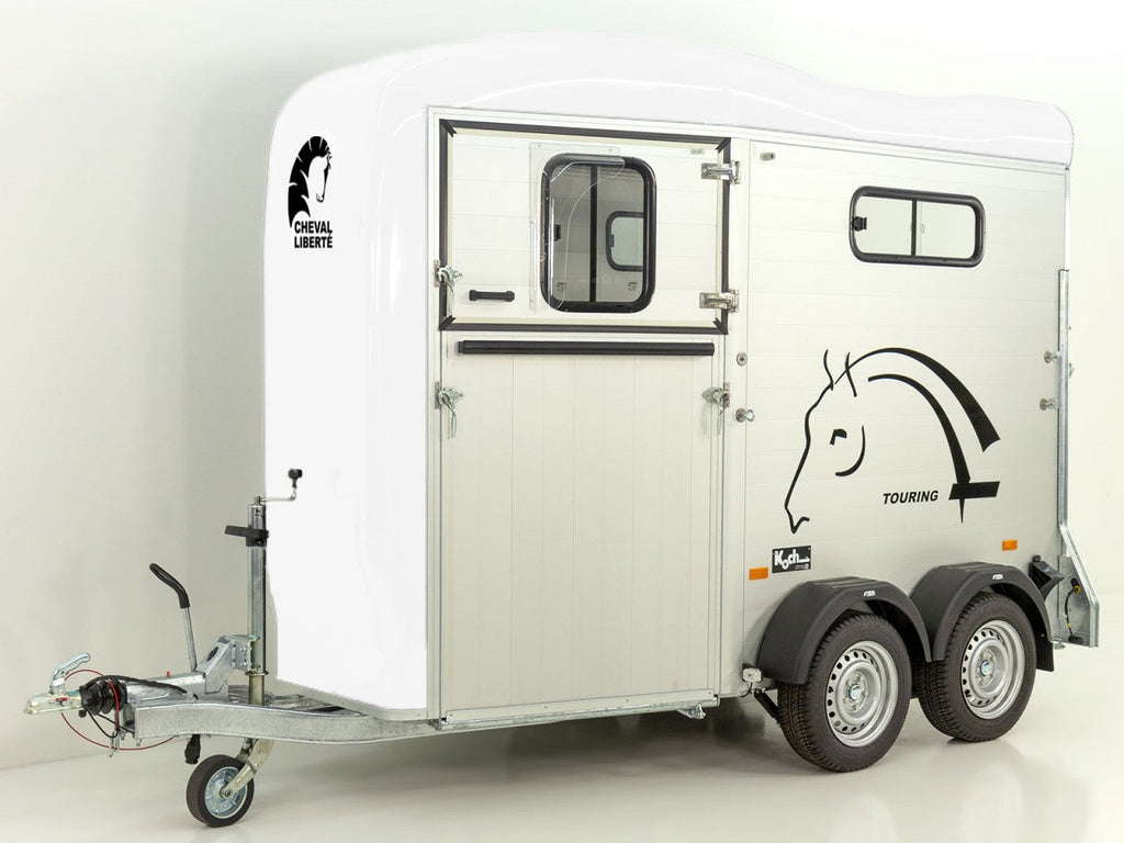 Cheval Liberte Pferdeanhänger Touring One 1,5er|Pullman-Fahrwerk|Frontausstieg|weiß-Neu