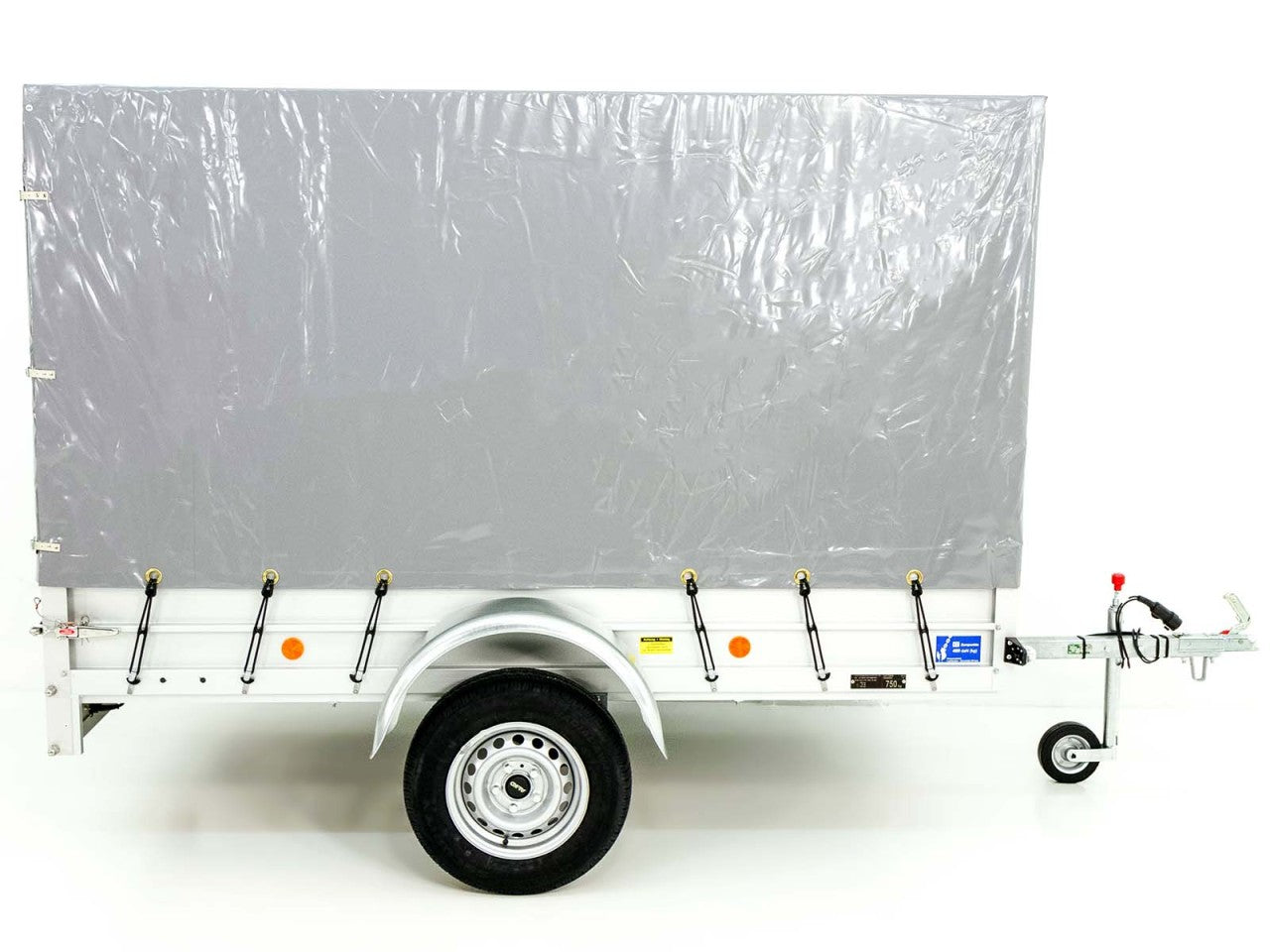 Koch Anhänger mit Plane 125x250cm 750kg|Typ U4|Hochplane 150 cm Hobby|Angebot-Neu