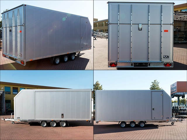 Vezeko Autotrailer Cargo Race Master 230x550cm H210cm 3,5t|E-Winde|silber-Neu