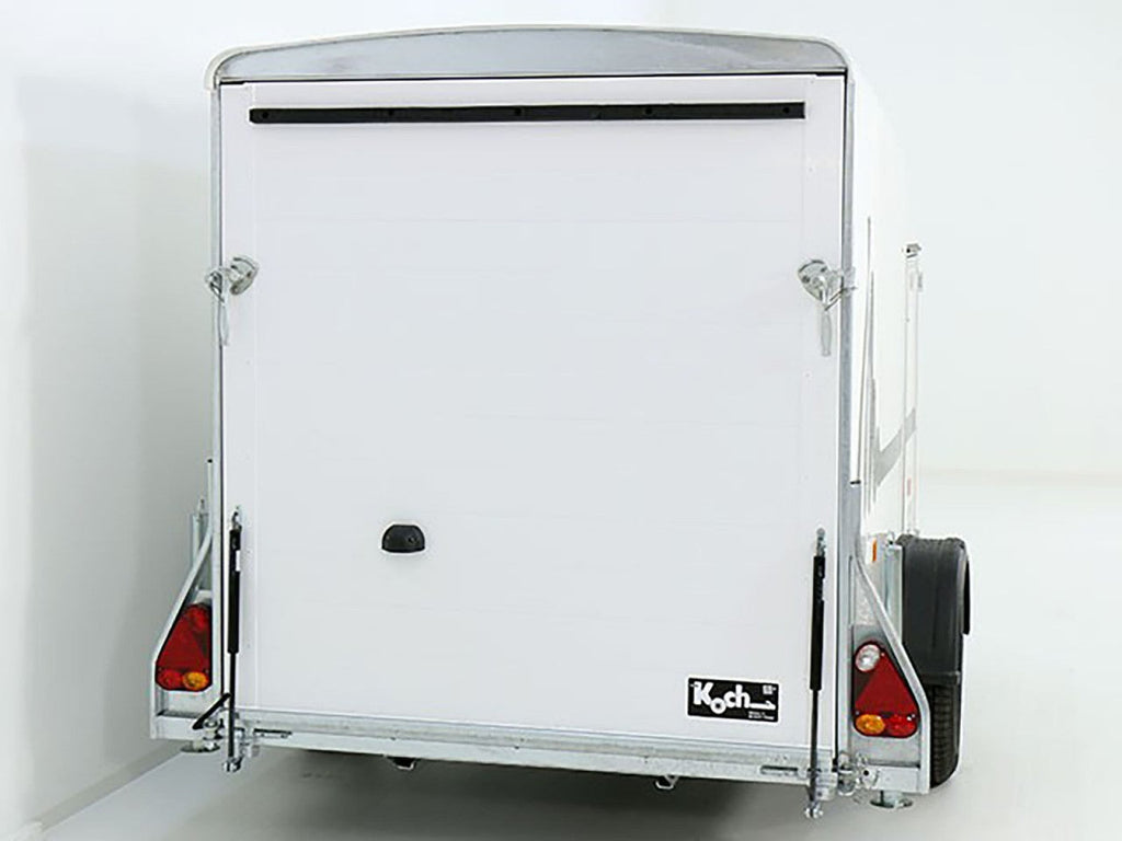 Debon Kofferanhänger Cargo 1300 Vollpoly 150x290cm H:160cm|Tür|weiß-Neu