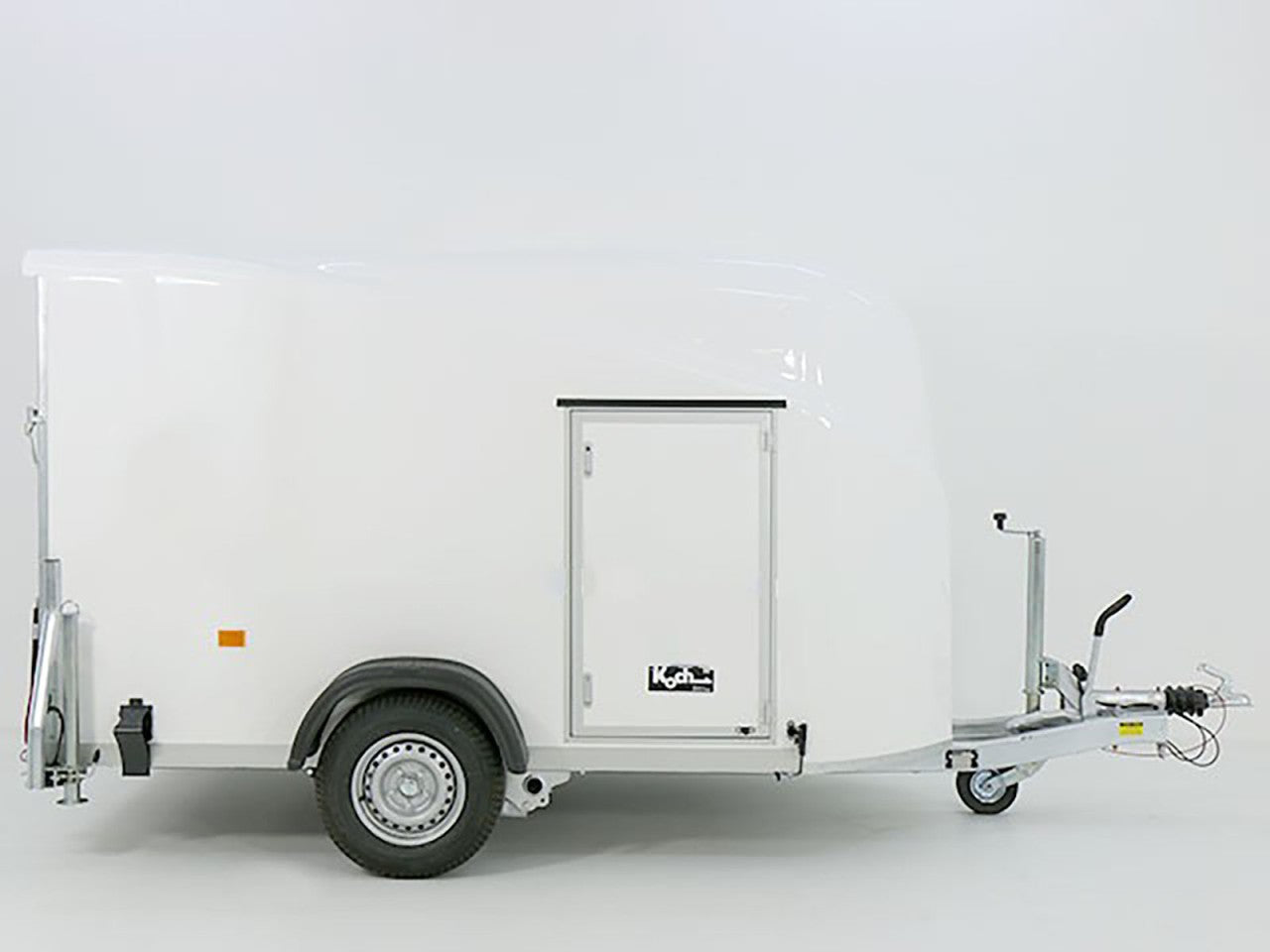 Debon Kofferanhänger Cargo 1300 Vollpoly 150x290cm H:160cm|Tür|weiß-Neu