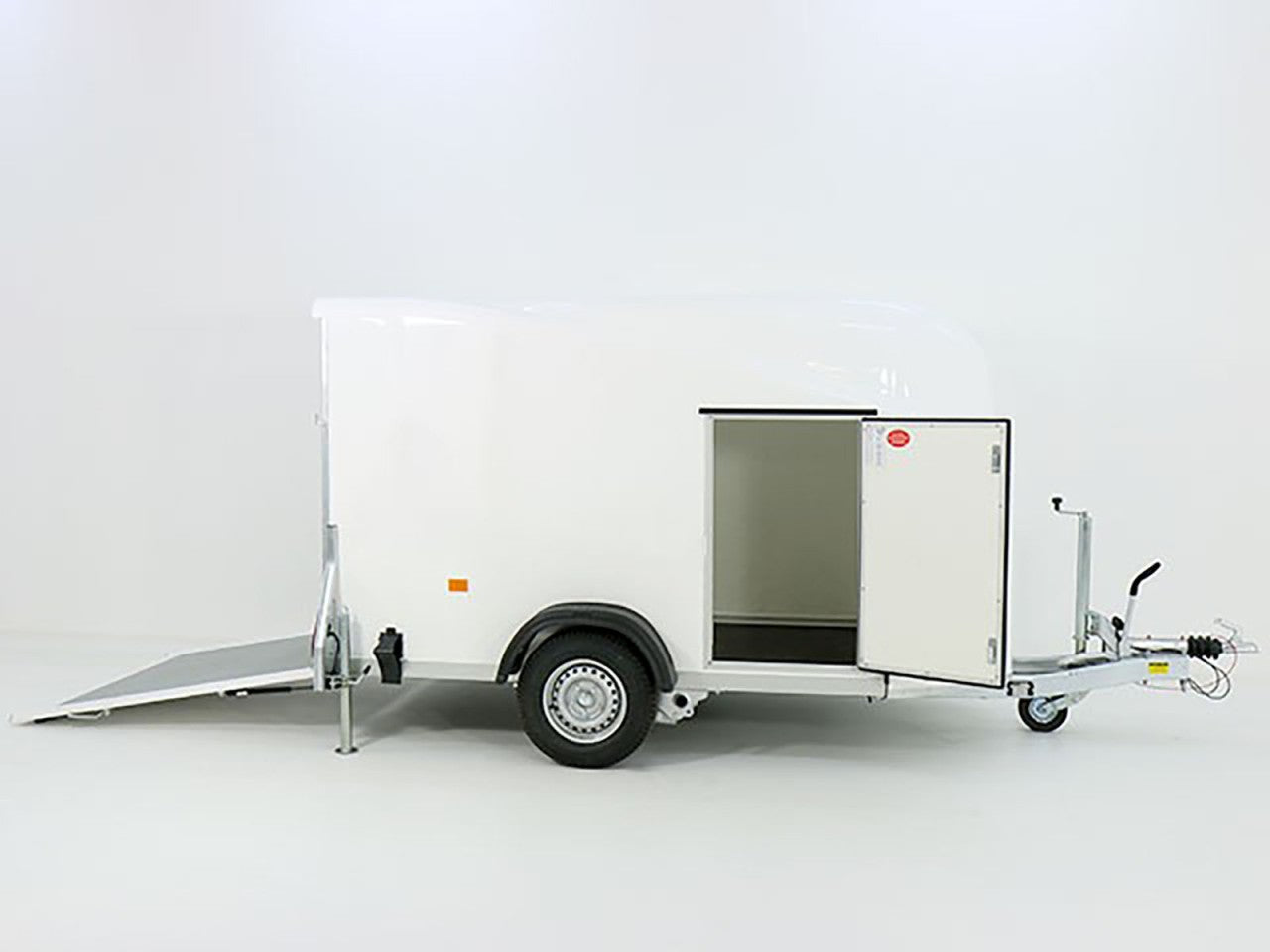 Debon Kofferanhänger Cargo 1300 Vollpoly 150x290cm H:160cm|Tür|weiß-Neu