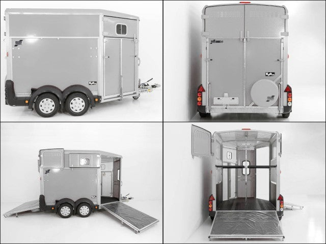 Ifor Williams Pferdeanhänger HB511|silber|Frontausstieg-Neu