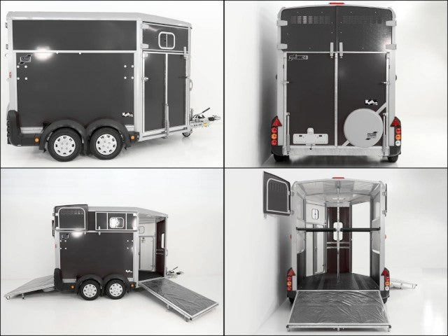 Ifor Williams Pferdeanhänger HB511|anthrazit|Frontausstieg-Neu