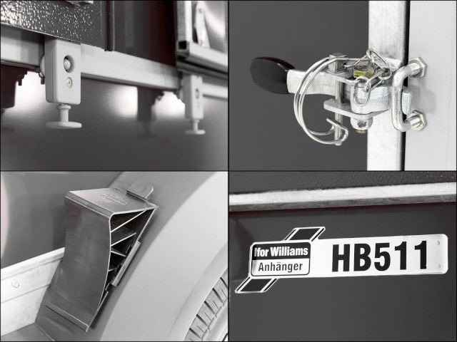Ifor Williams Pferdeanhänger HB511|anthrazit|Frontausstieg-Neu