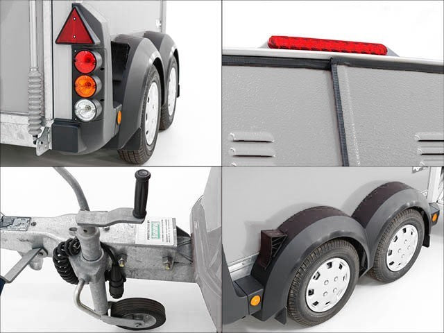 Ifor Williams Pferdeanhänger HB403|1,5er|silber-Neu