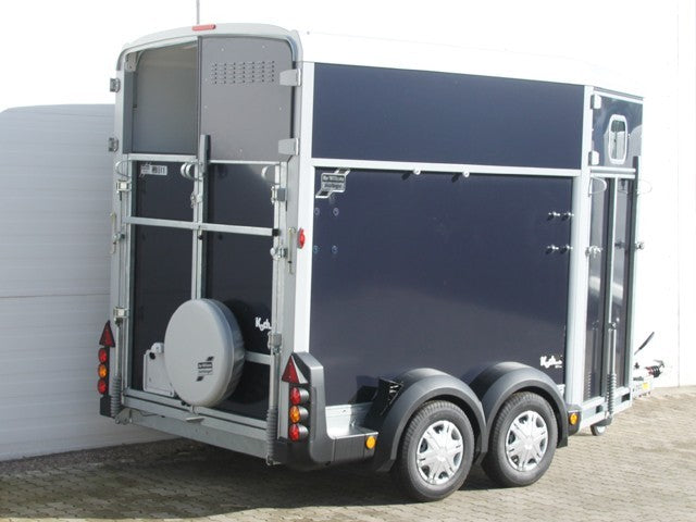 Ifor Williams Pferdeanhänger HB511|Heckklappen-Türkombination|schwarz-Neu