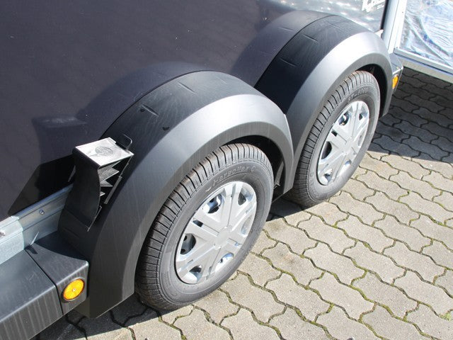 Ifor Williams Pferdeanhänger HB511|Heckklappen-Türkombination|schwarz-Neu