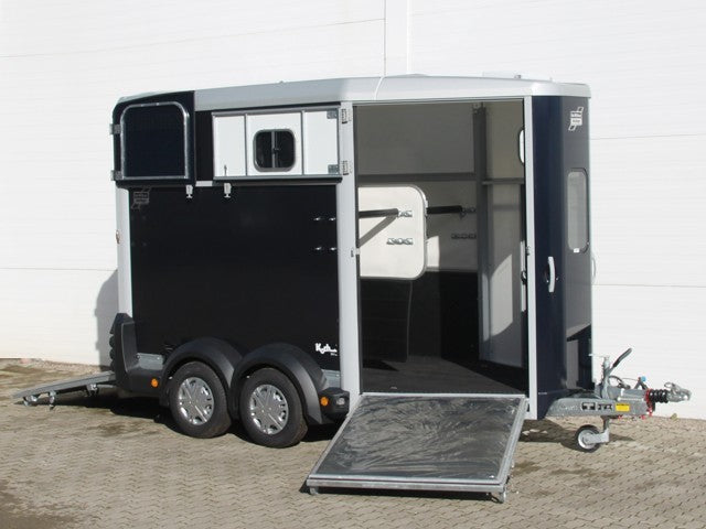 Ifor Williams Pferdeanhänger HB511|Heckklappen-Türkombination|schwarz-Neu