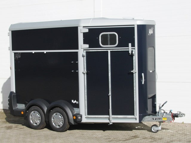 Ifor Williams Pferdeanhänger HB511|Heckklappen-Türkombination|schwarz-Neu