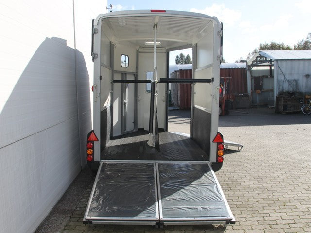 Ifor Williams Pferdeanhänger HB511|Heckklappen-Türkombination|schwarz-Neu