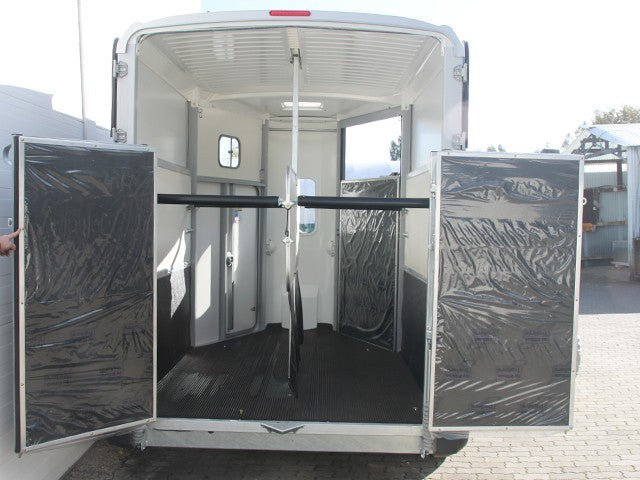 Ifor Williams Pferdeanhänger HB511|Heckklappen-Türkombination|schwarz-Neu