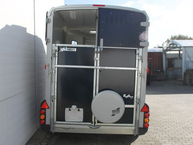 Ifor Williams Pferdeanhänger HB511|Heckklappen-Türkombination|schwarz-Neu